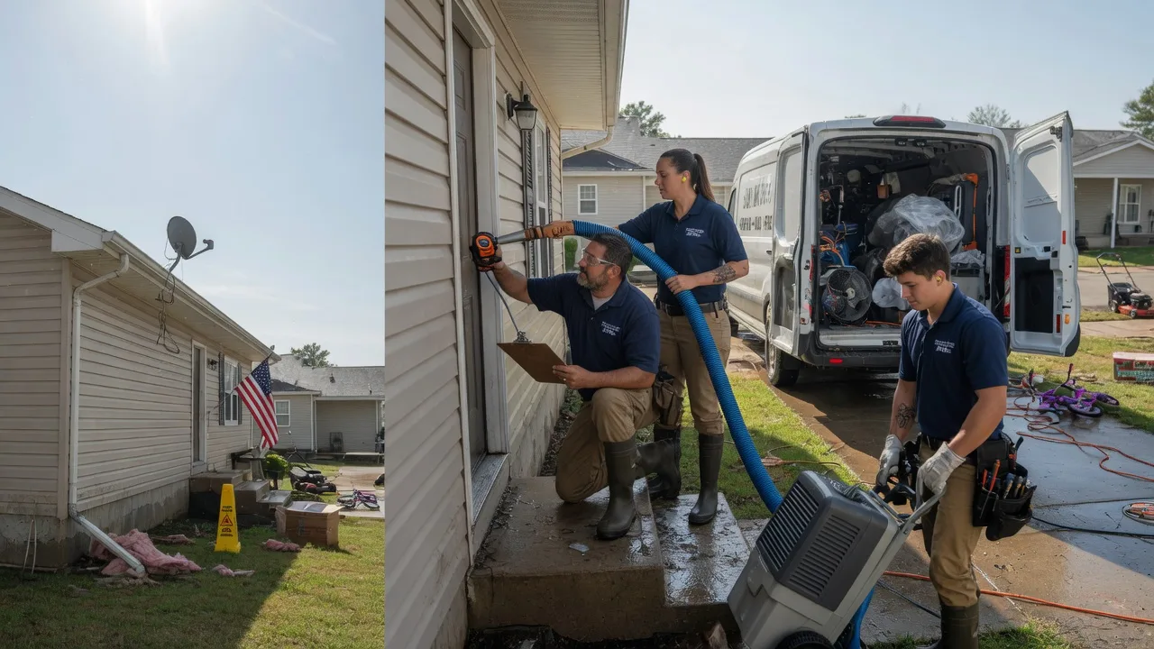 Ceiling Water Damage Restoration in Tell City, IN near me